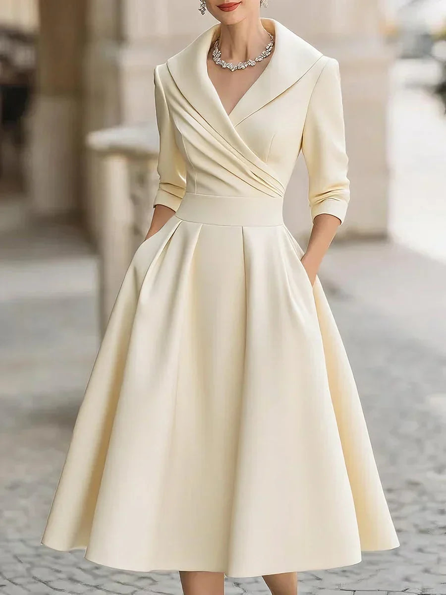 Pien | Elegante Satijnen Jurk