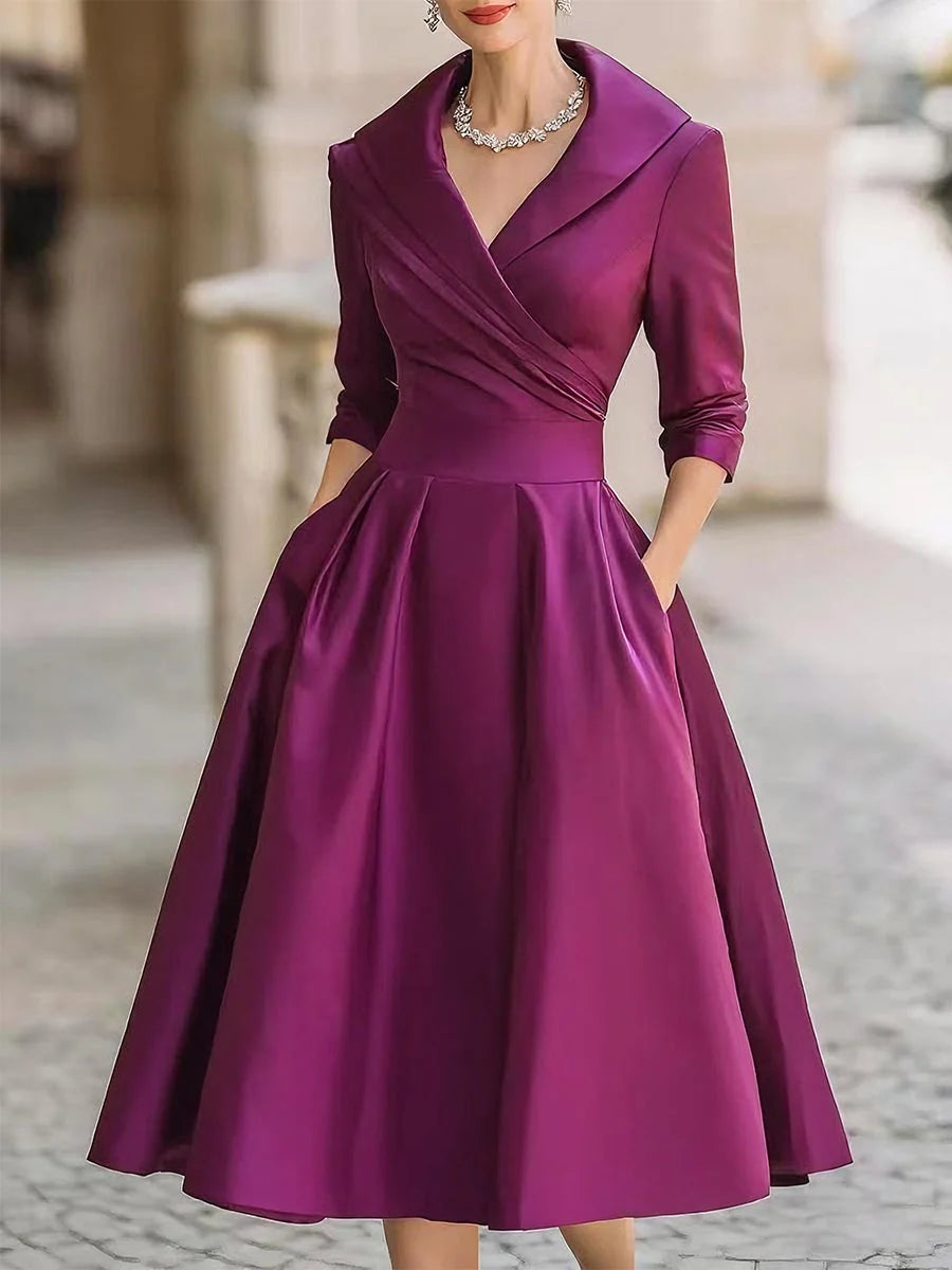 Pien | Elegante Satijnen Jurk