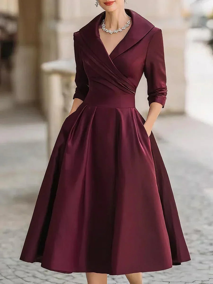 Pien | Elegante Satijnen Jurk