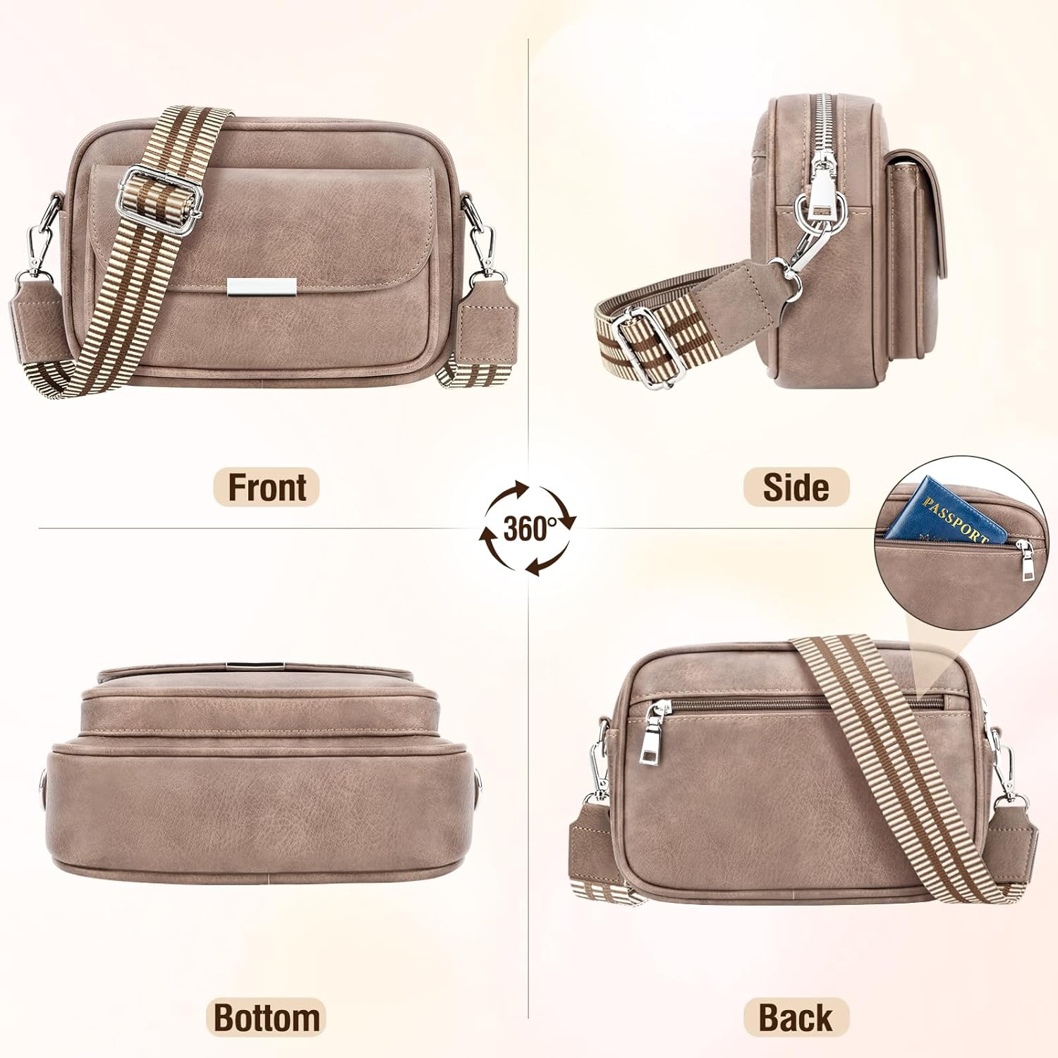 Elegante middelgrote tas