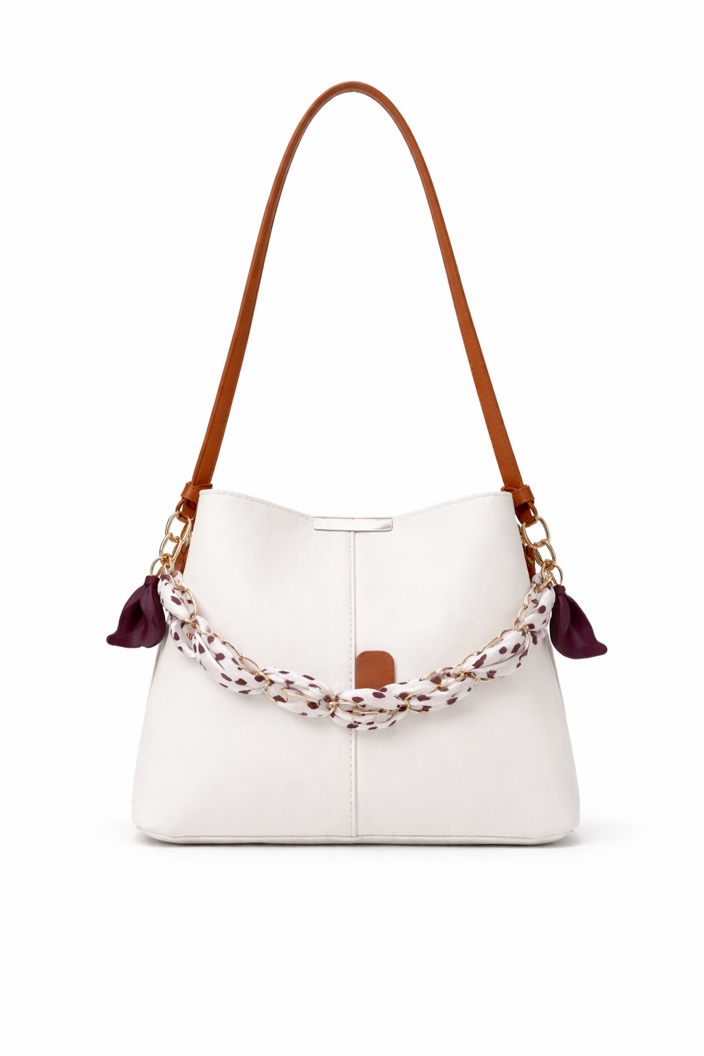 Luxe tas met bloemenprint