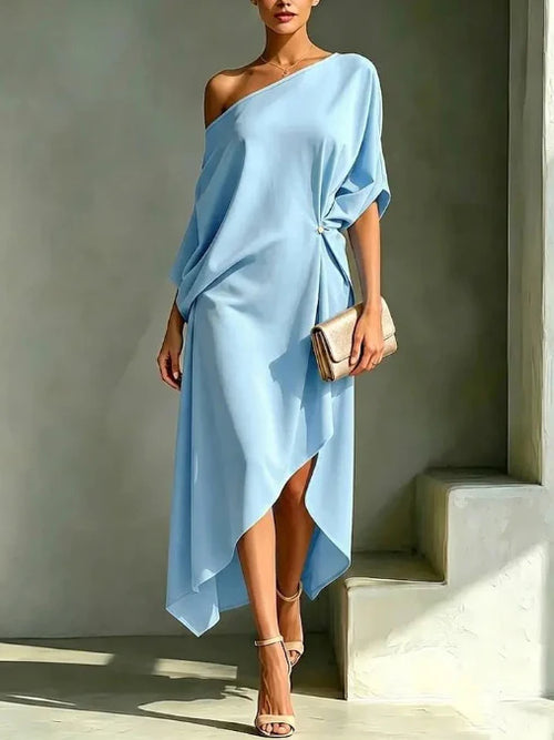 Coby | Elegante asymmetrische jurk