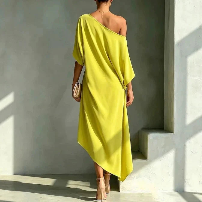 Coby | Elegante asymmetrische jurk