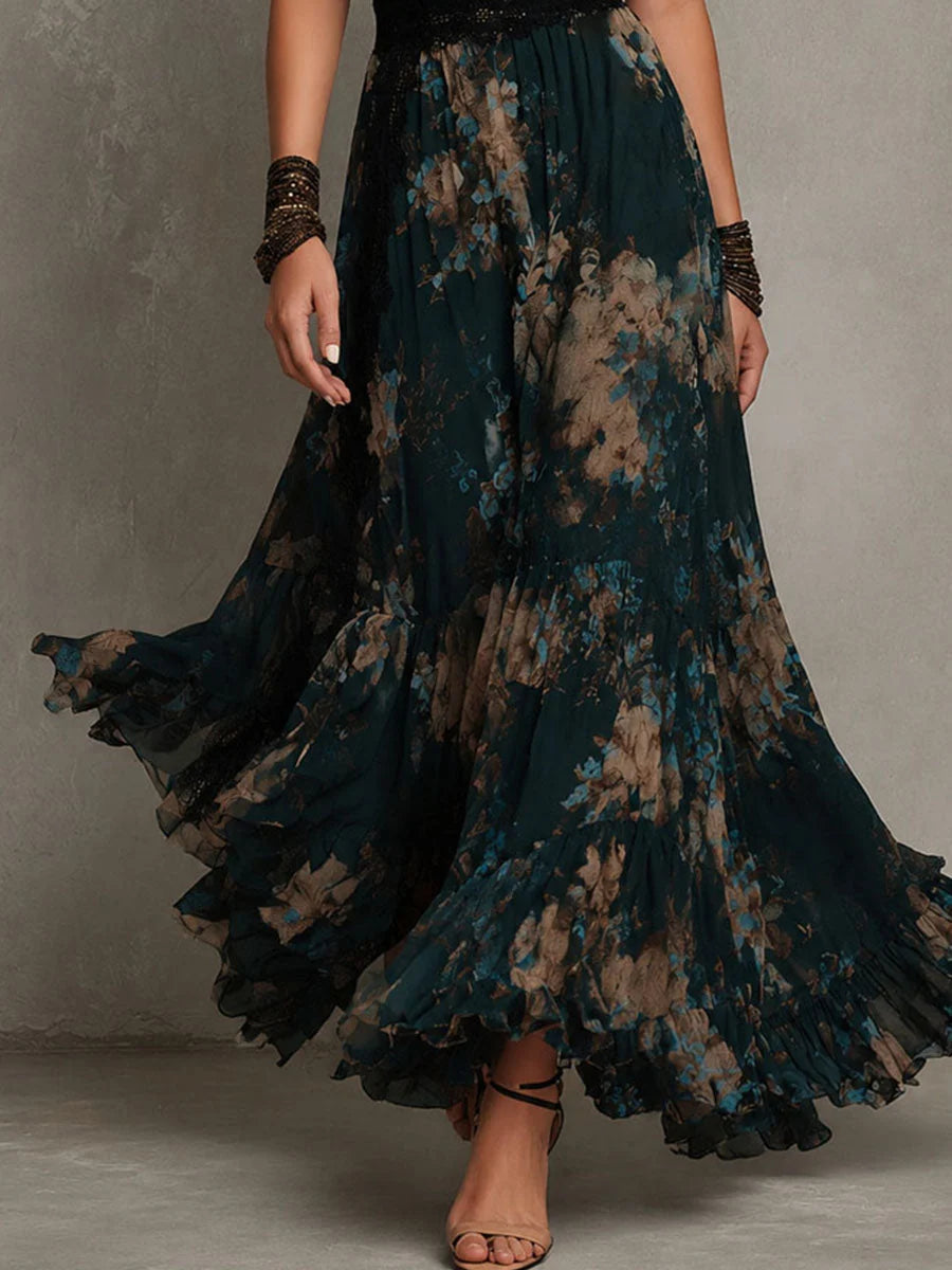 Jorieke | Maxi-Jurk Met Bloemenprint