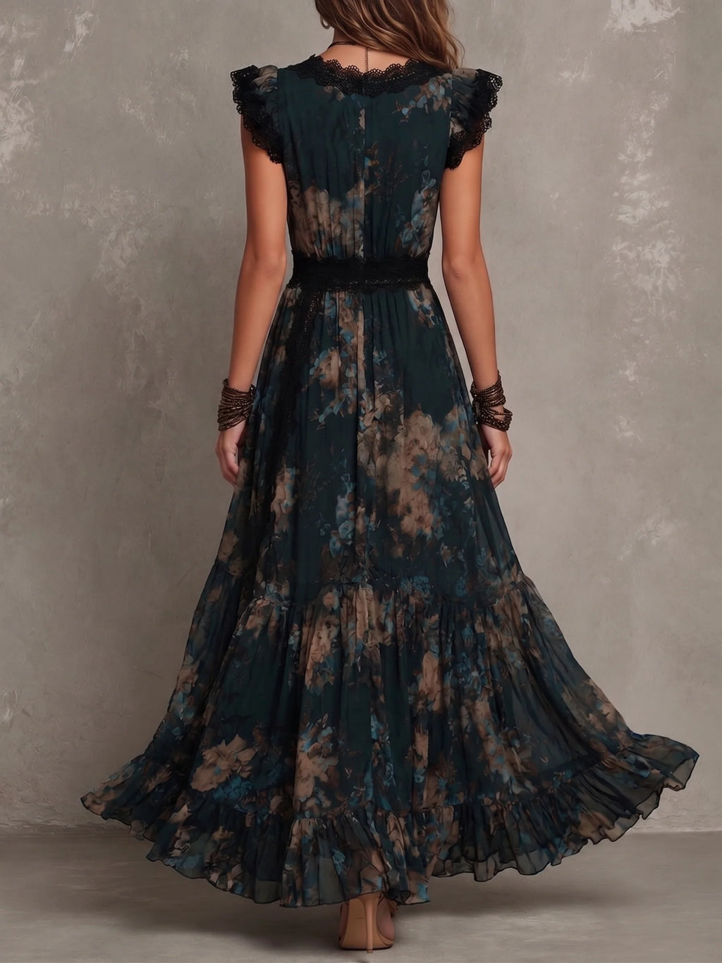 Jorieke | Maxi-Jurk Met Bloemenprint