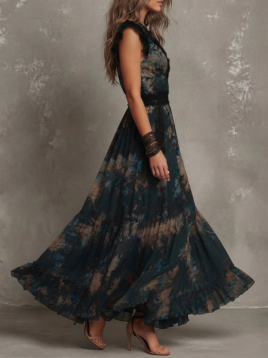 Jorieke | Maxi-Jurk Met Bloemenprint