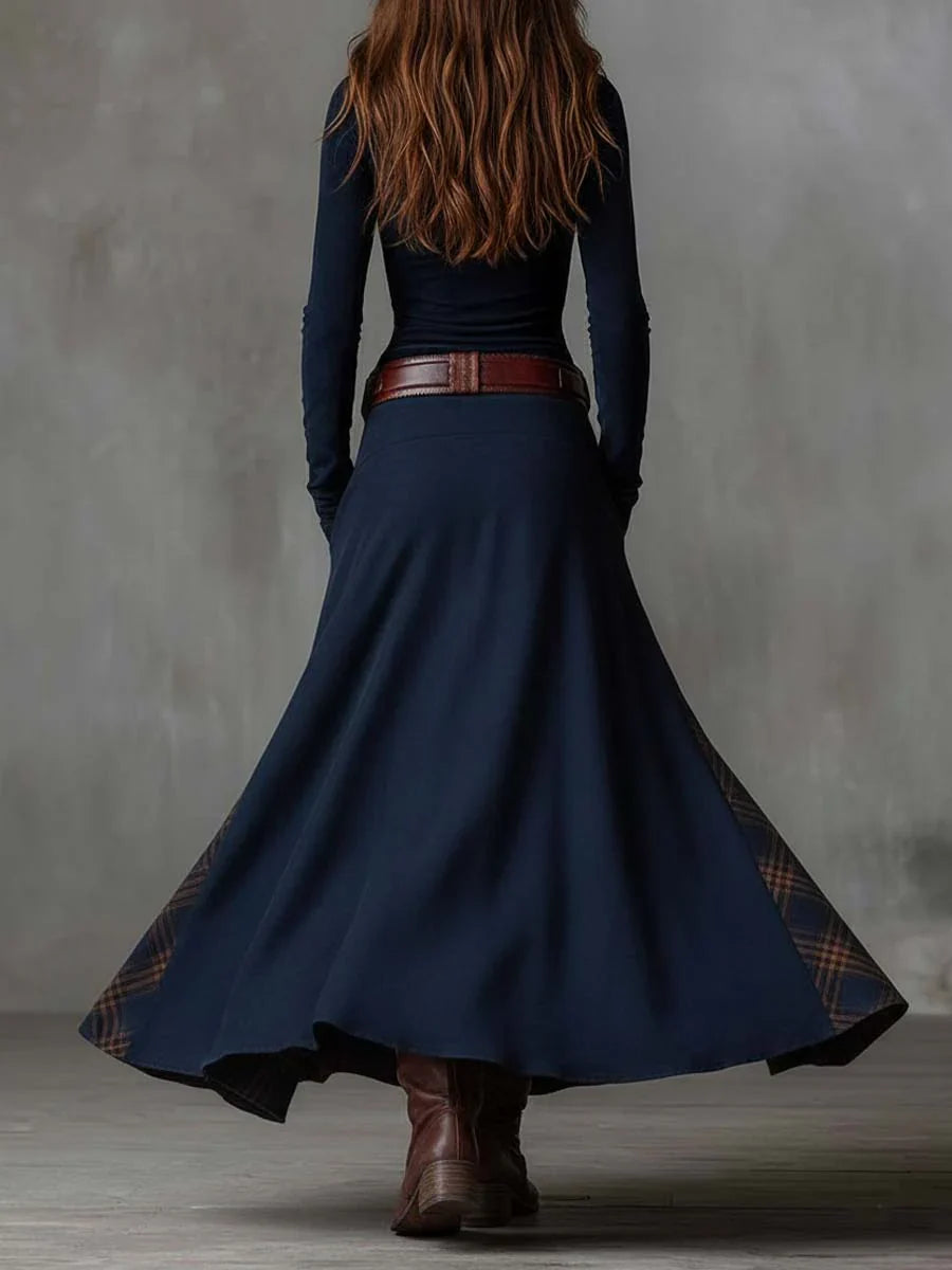 Zita | Maxi-Jurk Van Suède Met Riem