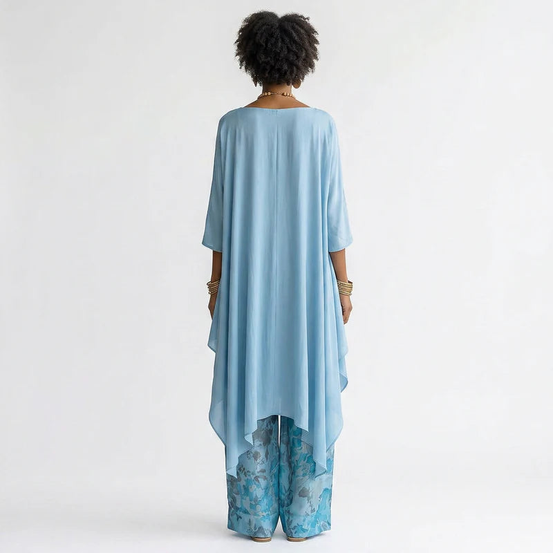 Brigitte | Tweedelige set met asymmetrische tuniek