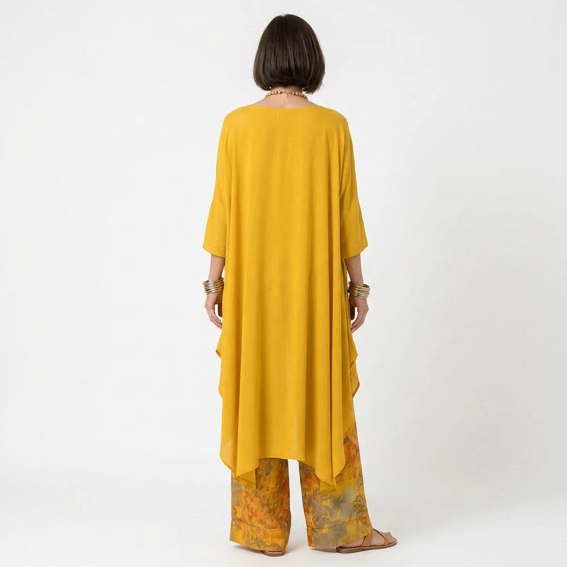 Brigitte | Tweedelige set met asymmetrische tuniek