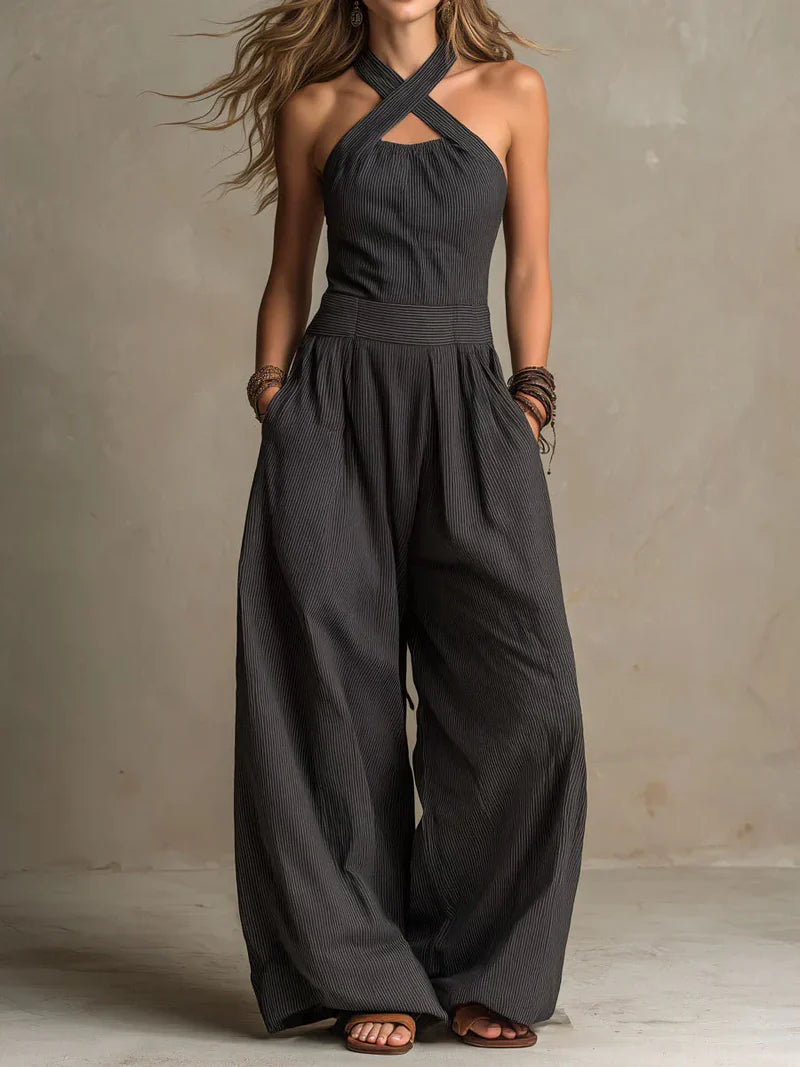 Natasja | Elegante jumpsuit van linnen en katoen