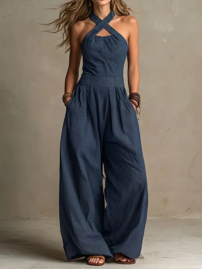 Natasja | Elegante jumpsuit van linnen en katoen